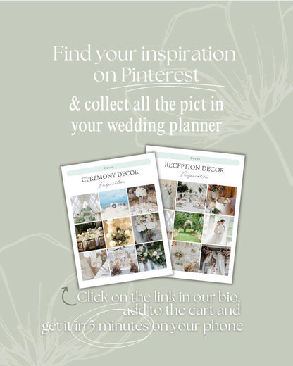 All-in-One Wedding Planner Bundle (Planner + Budget Tracker + Kids Activities)